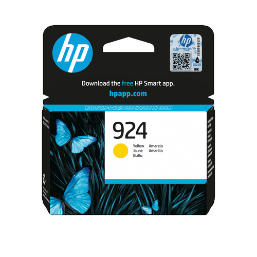 HP 924 Yellow Original Ink Cartridge HP 924 Yellow Original Ink Cartridge