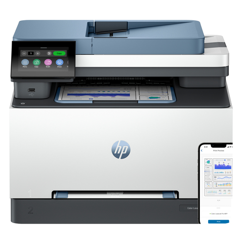 HP LaserJet Pro 3302fdn Multifunction Color Printer, Ethernet Only; Copier, Scanner HP LaserJet Pro 3302fdn Multifunction Color Printer, Ethernet Only; Copier, Scanner