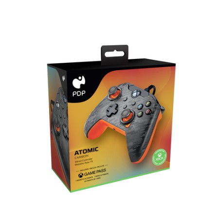 PDP - Wired Controller for Xbox Series X/S and PC Orange/Black Camo