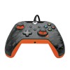 PDP - Wired Controller for Xbox Series X/S and PC Orange/Black Camo