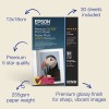 Epson Premium Glossy Photo Paper - 13x18cm - 30 Sheets White Premium-gloss