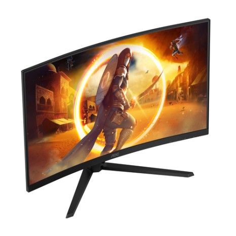 AOC G4 CQ32G4VE computer monitor 80 cm (31.5\") 2560 x 1440 pixels Quad HD LCD Black, Grey