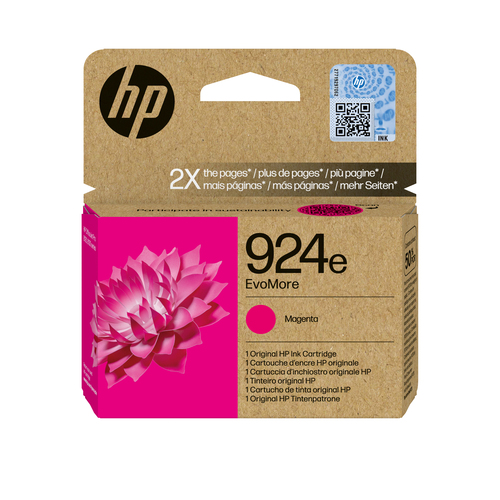 HP 924e EvoMore Magenta Original Ink Cartridge HP 924e EvoMore Magenta Original Ink Cartridge