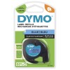 DYMO TAPE FOR LETRATAG 12MMX4M BLACK ON  BLUE 91205  S0721650