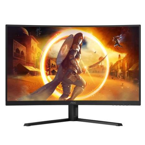 AOC G4 CQ32G4VE computer monitor 80 cm (31.5\") 2560 x 1440 pixels Quad HD LCD Black, Grey