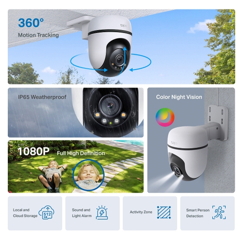 TP-Link Tapo Outdoor Pan/Tilt Security Wi-Fi Camera TP-Link Tapo Outdoor Pan/Tilt Security Wi-Fi Camera