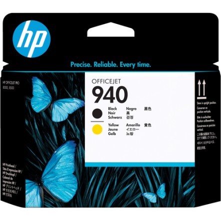 HP PRINTHEAD 940 BLK/YELLOW