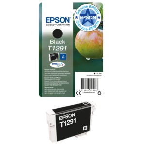 Epson Apple Singlepack Black T1291 DURABrite Ultra Ink