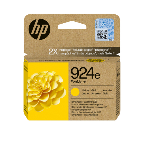 HP 924e EvoMore Yellow Original Ink Cartridge HP 924e EvoMore Yellow Original Ink Cartridge