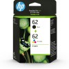 HP 62 2-pack Black/Tri-color Original Ink Cartridges HP 62 2-pack Black/Tri-color Original Ink Cartridges