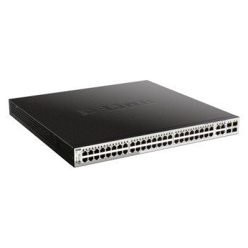 D-Link 52-Port PoE Gigabit Smart Managed Switch including 4 x 100/1000Mbps Combo Ports