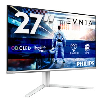 Philips Evnia 6000 27M2N6501L/00 computer monitor 67.3 cm (26.5\") 2560 x 1440 pixels Quad HD QD-OLED White