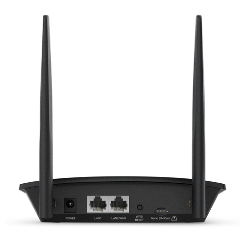 TP-Link TL-MR100 wireless router Fast Ethernet Single-band (2.4 GHz) 4G Black TP-Link TL-MR100 wireless router Fast Ethernet Single-band (2.4 GHz) 4G Black
