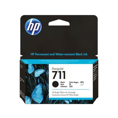 HP 711 38-ml Black DesignJet Ink Cartridge HP 711 38-ml Black DesignJet Ink Cartridge