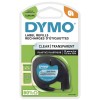 DYMO TAPE FOR LETRATAG12MMX4M BLACK ON CLEAR 12267  S0721530