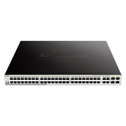 D-Link 52-Port PoE Gigabit Smart Managed Switch including 4 x 100/1000Mbps Combo Ports D-Link 52-Port PoE Gigabit Smart Managed Switch including 4 x 100/1000Mbps Combo Ports