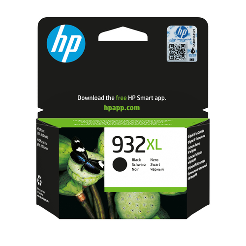 HP 932XL High Yield Black Original Ink Cartridge HP 932XL High Yield Black Original Ink Cartridge