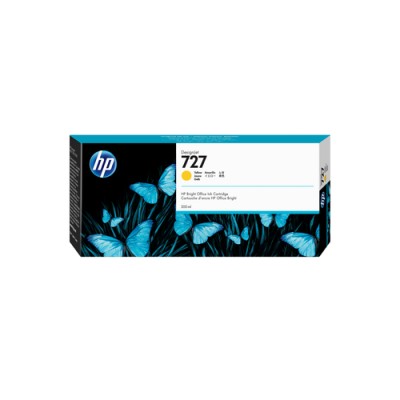 HP 727 300-ml Yellow DesignJet Ink Cartridge HP 727 300-ml Yellow DesignJet Ink Cartridge
