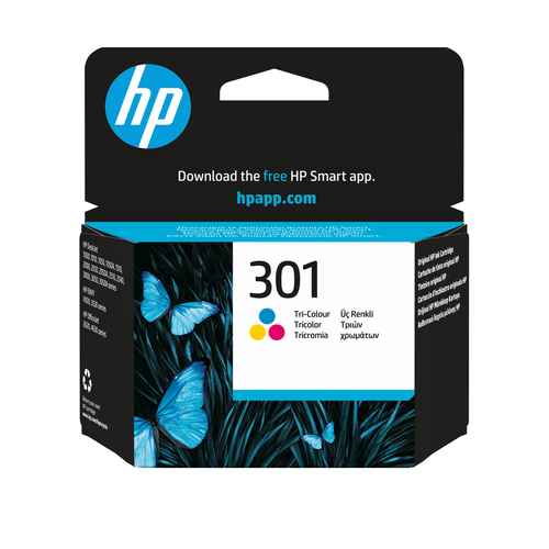 HP 301 Tri-color Original Ink Cartridge HP 301 Tri-color Original Ink Cartridge