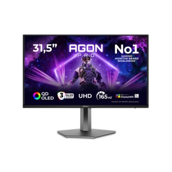 AOC AGON PRO AG326UD computer monitor 80 cm (31.5\") 3840 x 2160 pixels 4K Ultra HD QD-OLED Black