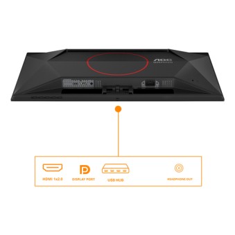 AOC G4 Q27G41ZDF computer monitor 67.3 cm (26.5\") 2560 x 1440 pixels Quad HD QD-OLED Black, Red