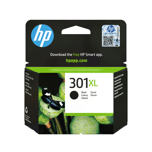 HP 301XL High Yield Black Original Ink Cartridge HP 301XL High Yield Black Original Ink Cartridge