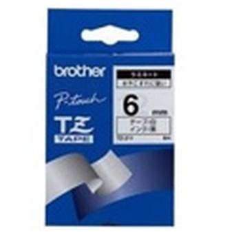 Brother Black on White Gloss Laminated Tape, 6mm label-making tape TZ Brother Black on White Gloss Laminated Tape, 6mm label-making tape TZ