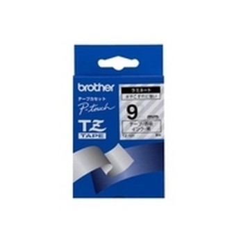 Brother Black on Clear Gloss Laminated Tape, 9mm label-making tape TZ Brother Black on Clear Gloss Laminated Tape, 9mm label-making tape TZ