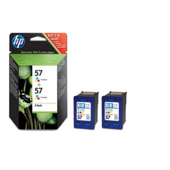 HP INK CARTRIDGE 57 TWIN PACK