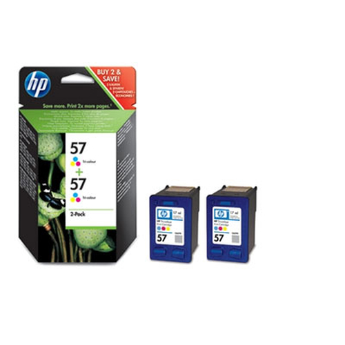 HP INK CARTRIDGE 57 TWIN PACK