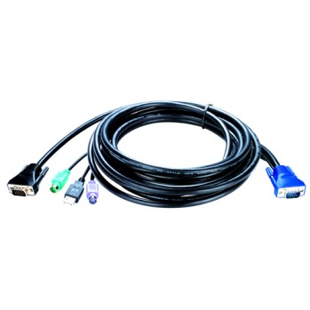 D-Link KVM-403 KVM cable Black 5 m