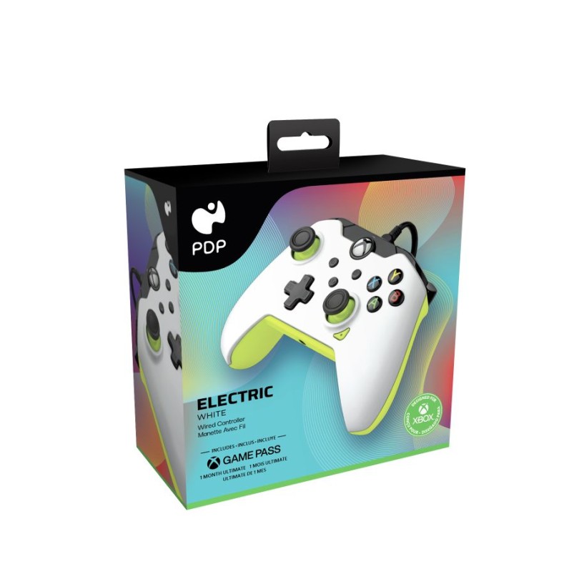 PDP - Wired Controller for Xbox Series X/S and PC Yellow/White