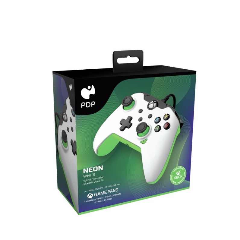 PDP - Wired Controller for Xbox Series X/S and PC Green/White PDP - Wired Controller for Xbox Series X/S and PC Green/White