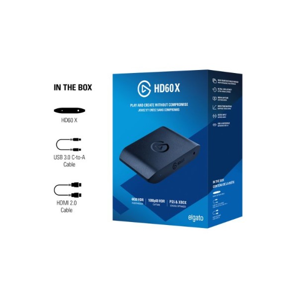 Elgato HD60 X External Capture Card - 10GBE9901 Elgato HD60 X External Capture Card - 10GBE9901