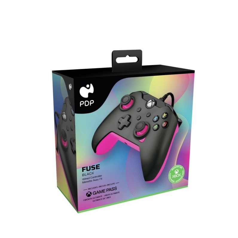 PDP - Wired Controller for Xbox Series X/S and PC Pink/Black