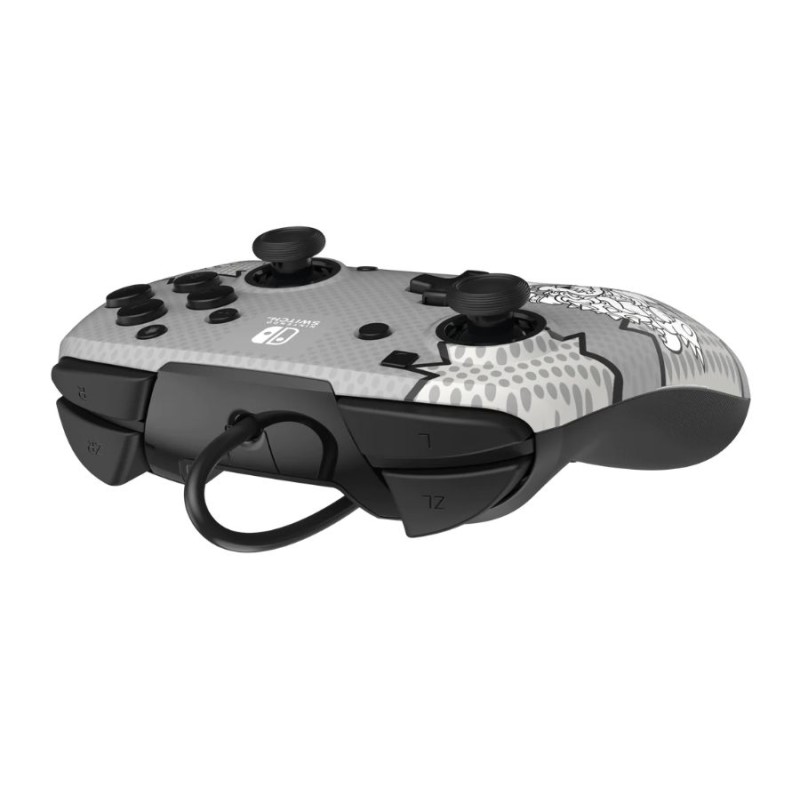 PDP - Wired Controller for Nintendo Switch and Pc Mario Grey Rematch