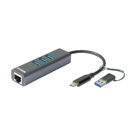 D-LINK USB-C/USB to Gigbit Eth Adapt