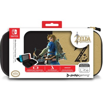 PDP - Slim Deluxe Travel Case for Nintendo Switch Zelda Gold/Black