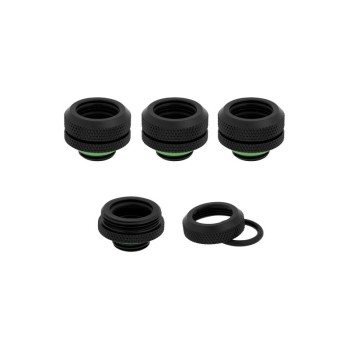 Corsair OD Fitting Pipe Hydro X Series XF Hardline 14mm Four Pack — Black - CX-9052008-WW