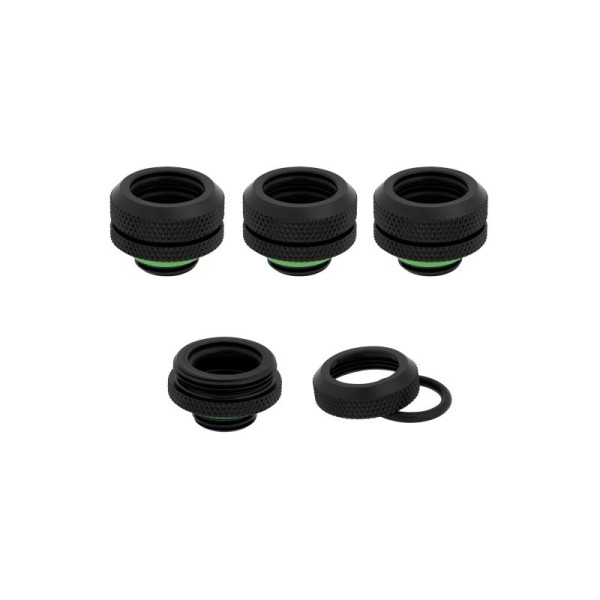 Corsair OD Fitting Pipe Hydro X Series XF Hardline 14mm Four Pack — Black - CX-9052008-WW