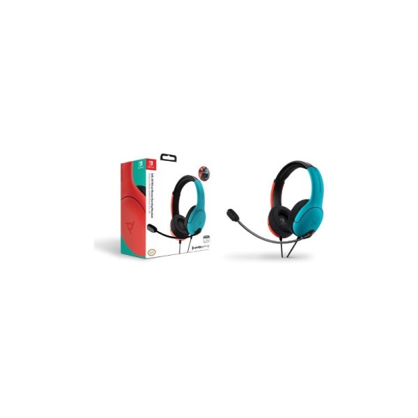 PDP - Wired Gaming Headset for Nintendo Switch Blue/Red LvL40 PDP - Wired Gaming Headset for Nintendo Switch Blue/Red LvL40
