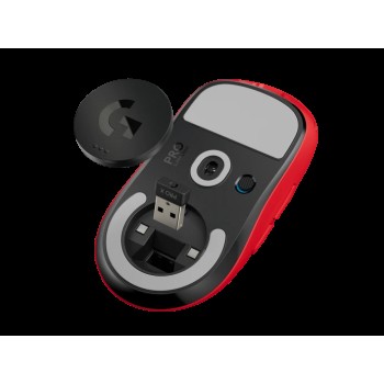 GAM. WRLS MOUSE PRO X SUPERLIGHT RED