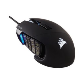 CORSAIR Optical Gaming Mouse SCIMITAR RGB ELITE MOBA/MMO 18.000 Dpi - Black
