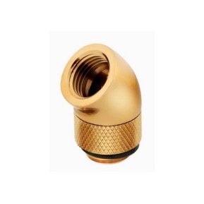 CORSAIR HYDROX FTG ADP XF 45° RTR GLD 2P
