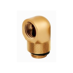 CORSAIR HYDROX FTG ADP XF 90° RTR GLD 2P