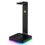 CORSAIR Premium Headset Stand ST100 RGB with 7.1 Surround Sound - Black
