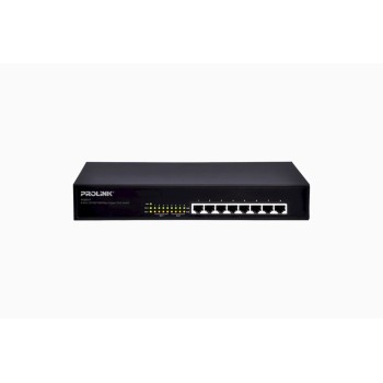 PROLiNK 8-Port Gigabit PoE Ethernet Switch PSG801P PROLiNK 8-Port Gigabit PoE Ethernet Switch PSG801P