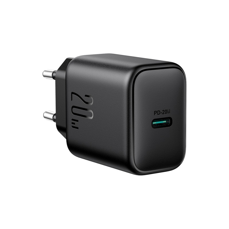 Joyroom JR-TCF20 USB-C PD 20W charger - black Joyroom JR-TCF20 USB-C PD 20W charger - black