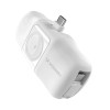 Wozinsky WF16-YCS 5000mAh 15W USB-C Mini Power Bank with Built-in USB-C Cable and Apple Watch Charger - White Wozinsky WF16-YCS 5000mAh 15W USB-C Mini Power Bank with Built-in USB-C Cable and Apple Watch Charger - White