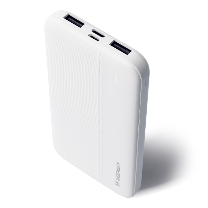 Wozinsky powerbank Li-Po 10000mAh 2 x USB white (WPBWE1) Wozinsky powerbank Li-Po 10000mAh 2 x USB white (WPBWE1)